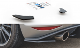 Maxton Design bočné spoilery zadného nárazníka RACING DURABILITY VW Golf VII GTI Ver.2 - červený