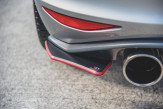 Maxton Design bočné spoilery zadného nárazníka RACING DURABILITY VW Golf VII GTI Ver.2 - červený