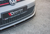 Maxton Design spoiler predného nárazníka VW Golf VII GTI Ver.1 - čierny lesklý