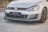 Maxton Design spoiler predného nárazníka VW Golf VII GTI Ver.2 - carbon look