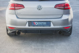 Maxton Design bočné spoilery zadného nárazníka VW Golf VII GTI Ver.2 - čierny lesklý