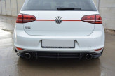 Maxton Design bočné spoilery zadného nárazníka VW Golf VII GTI - čierny lesklý