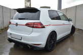 Maxton Design bočné spoilery zadného nárazníka VW Golf VII GTI - carbon look