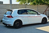 Maxton Design difúzor a bočné spoilery zadného nárazníka VW Golf VII GTI - čierny