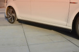 Maxton Design bočné prahové lišty (široké) VW Golf VII GTI pred/po FL - carbon look