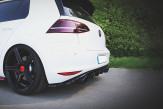 Maxton Design spoiler zadného nárazníka VW Golf VII GTI CLUBSPORT - čierny lesklý