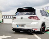 Maxton Design spoiler zadného nárazníka VW Golf VII GTI CLUBSPORT - čierny lesklý