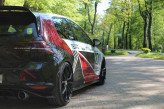 Maxton Design Racing bočné prahové lišty VW Golf VII GTI CLUBSPORT - čierny 