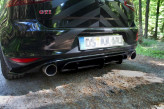 Maxton Design difúzor zadného nárazníka VW Golf VII GTI CLUBSPORT - čierny 