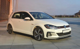 Maxton Design spoiler predného nárazníka VW Golf VII GTI po FL Ver.1 - čierny lesklý