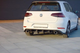 Maxton Design difúzor zadného nárazníka VW Golf VII GTI po FL - čierny 