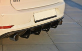 Maxton Design difúzor zadného nárazníka VW Golf VII GTI po FL - čierny 