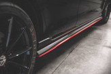 Maxton Design bočné prahové lišty VW Golf VII GTI TCR - červený