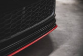 Maxton Design spoiler predného nárazníka VW Golf VII GTI TCR - červený
