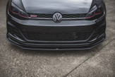 Maxton Design spoiler predného nárazníka RACING DURABILITY VW Golf VII GTI TCR - čierny