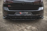 Maxton Design difúzor zadného nárazníka RACING DURABILITY VW Golf VII GTI TCR - čierno červený