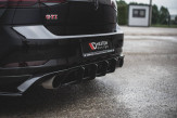 Maxton Design difúzor zadného nárazníka RACING DURABILITY VW Golf VII GTI TCR - červený