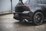 Maxton Design difúzor zadného nárazníka RACING DURABILITY VW Golf VII GTI TCR - červený