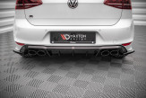 Maxton Design bočné spoilery zadného nárazníka VW Golf VII R Ver.4 - čierny lesklý