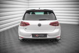 Maxton Design bočné spoilery zadného nárazníka VW Golf VII R Ver.3 - čierny lesklý