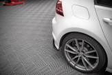 Maxton Design bočné spoilery zadného nárazníka VW Golf VII R Ver.3 - čierny lesklý