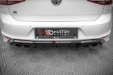 Maxton Design spoiler zadného nárazníka VW Golf VII R - čierny lesklý
