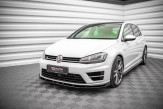 Maxton Design spoiler predného nárazníka VW Golf VII R Ver.4 - čierny lesklý