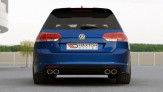 Maxton Design bočné spoilery zadného nárazníka VW Golf VII R kombi - čierny lesklý