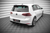 Maxton Design bočné spoilery zadného nárazníka Street Pro VW Golf VII R - čierny