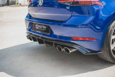 Maxton Design spoiler zadného nárazníka VW Golf VII R po FL Ver.3 - čierny lesklý