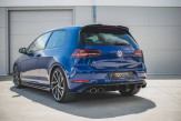 Maxton Design spoiler zadného nárazníka VW Golf VII R po FL Ver.3 - čierny lesklý