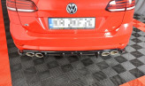 Maxton Design spoiler zadného nárazníka VW Golf VII R Variant po FL - čierny lesklý