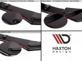 Maxton Design stredový spoiler zadného nárazníka VW Golf VII R po FL - carbon look