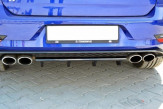 Maxton Design stredový spoiler zadného nárazníka VW Golf VII R po FL - carbon look