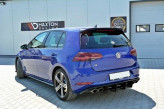 Maxton Design difúzor zadného nárazníka VW Golf VII R po FL - čierny 