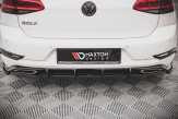 Maxton Design difúzor zadného nárazníka Street Pro VW Golf VII R-Line po FL - červený