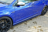 Maxton Design bočné prahové lišty VW Golf VII R / R-Line Ver.1 - čierny lesklý