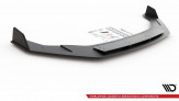 Maxton Design spoiler predného nárazníka Racing Durability VW Golf VII R / R-Line po FL Ver.2 - čierno červený