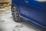 Maxton Design bočné prahové lišty Racing Durability VW Golf VII R / R-Line po FL - čierno červený