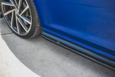 Maxton Design bočné prahové lišty VW Golf VII R / R-Line po FL Ver.4 - čierny lesklý