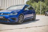 Maxton Design bočné prahové lišty VW Golf VII R / R-Line po FL Ver.4 - čierny lesklý