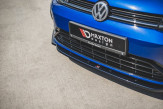 Maxton Design spoiler predného nárazníka VW Golf VII R / R-Line po FL Ver.9 - carbon look