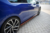 Maxton Design bočné prahové lišty VW Golf VII R / R-Line po FL Ver.2 - čierny lesklý