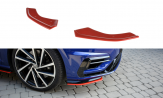 Maxton Design spoiler predného nárazníka VW Golf VII R / R-Line po FL Ver.8 - carbon look