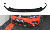 Maxton Design spoiler predného nárazníka VW Golf VII R / R-Line po FL Ver.6 - carbon look