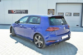 Maxton Design bočné prahové lišty VW Golf VII R / R-Line po FL Ver. 1 - čierny lesklý