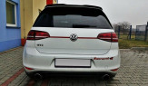 Maxton Design predĺženie strešného spoilera VW Golf VII  R / R-Line / GTI Ver.3 - čierny lesklý