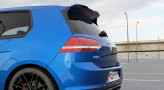 Maxton Design predĺženie strešného spoilera VW Golf VII  R / R-Line / GTI Ver.3 - čierny lesklý