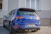 Maxton Design predĺženie strešného spoilera VW Golf VII  R / R-Line / GTI po FL Ver.1 - čierny lesklý