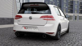 Maxton Design predĺženie strešného spoilera VW Golf VII GTI CLUBSPORT - čierny lesklý